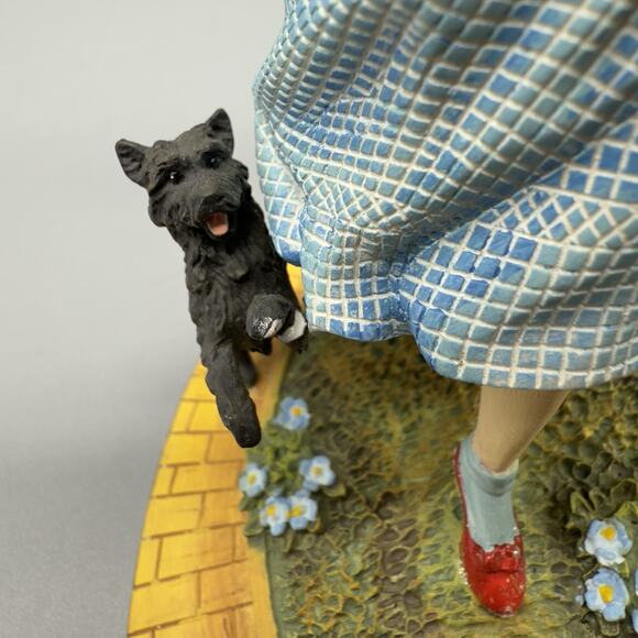 Franklin Mint Wizard of Oz Dorothy and Wicked Apple Tree Figurine Read - Picture 8 of 12